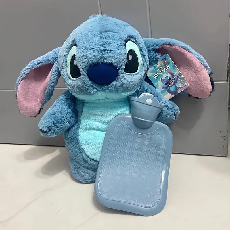 Adorable Large Disney Stitch Plush Hot Water Bottle - Super-Soft Anime Doll for Cozy Home Warmth, Perfect Hand Warmer and Collectible Treasure