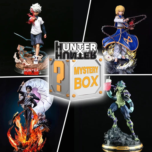 Hunter x Hunter Figure Mystery Box Anime Collectible PVC Model Kurapika Killua Meruem Hisoka Statue Gift for Fans