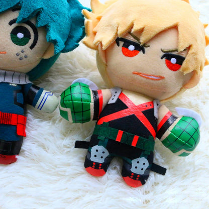 My Hero Academia Plush – Midoriya, Bakugou, Todoroki 15cm Pendant Toy