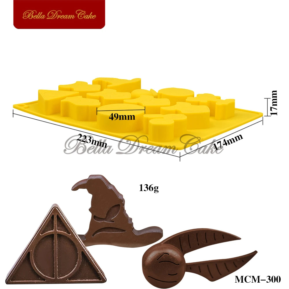 3D Movie Cartoon Character Chocolate Mold DIY Creative Fondant Biscuits Mousse Mould Cake Decorating Tools Baking Accessories