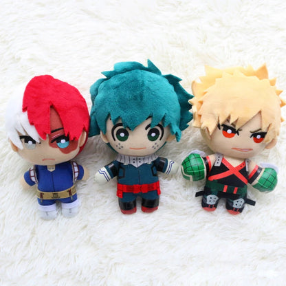 My Hero Academia Plush – Midoriya, Bakugou, Todoroki 15cm Pendant Toy