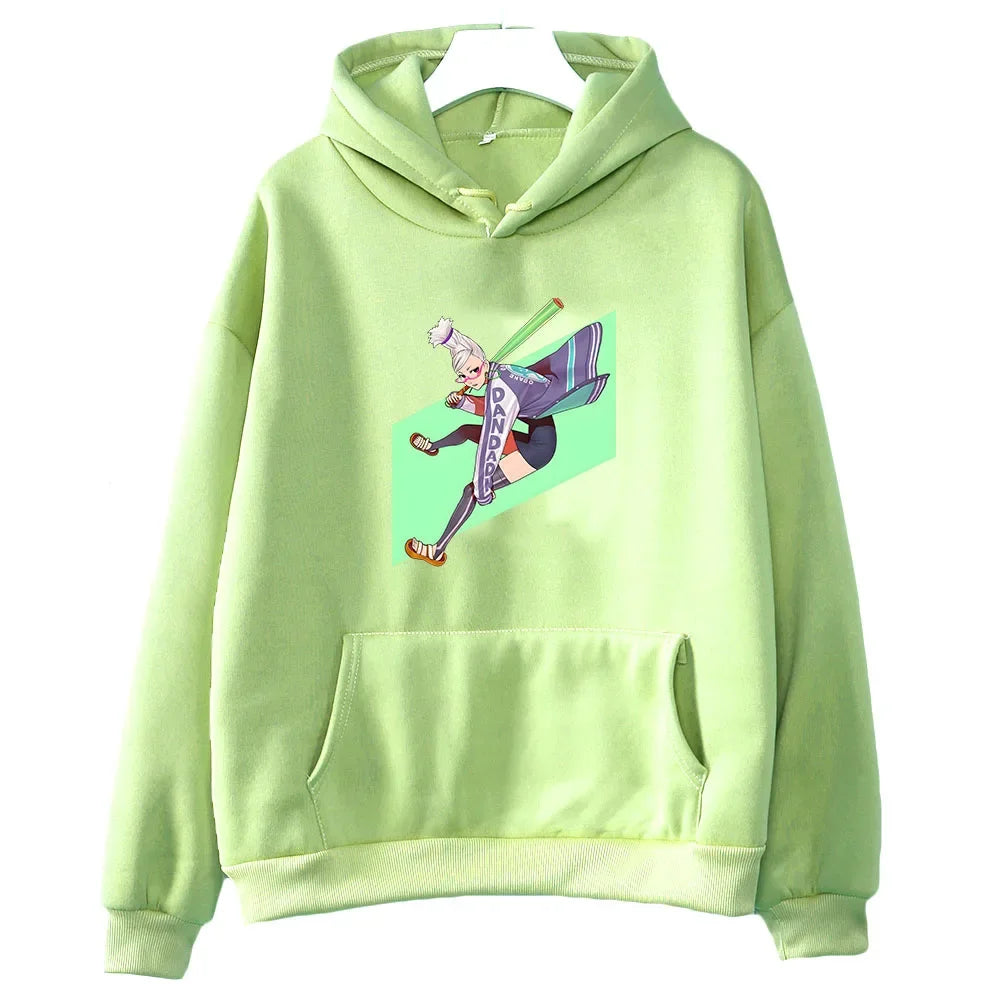 Dandadan Ayase Seiko Hoodie - Harajuku Aesthetic Sweatshirt for Women & Couples