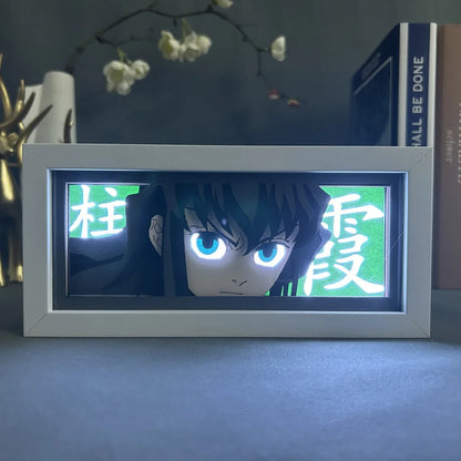 Anime LED Night Light – Demon Slayer, Chainsaw Man & Berserk Lamp