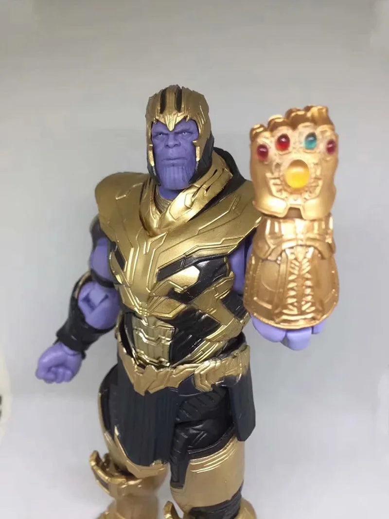 Wield the Power of Thanos! Marvel SHFiguarts Thanos Action Figure - 7.2", Highly Detailed, Articulated, Perfect for Collectors