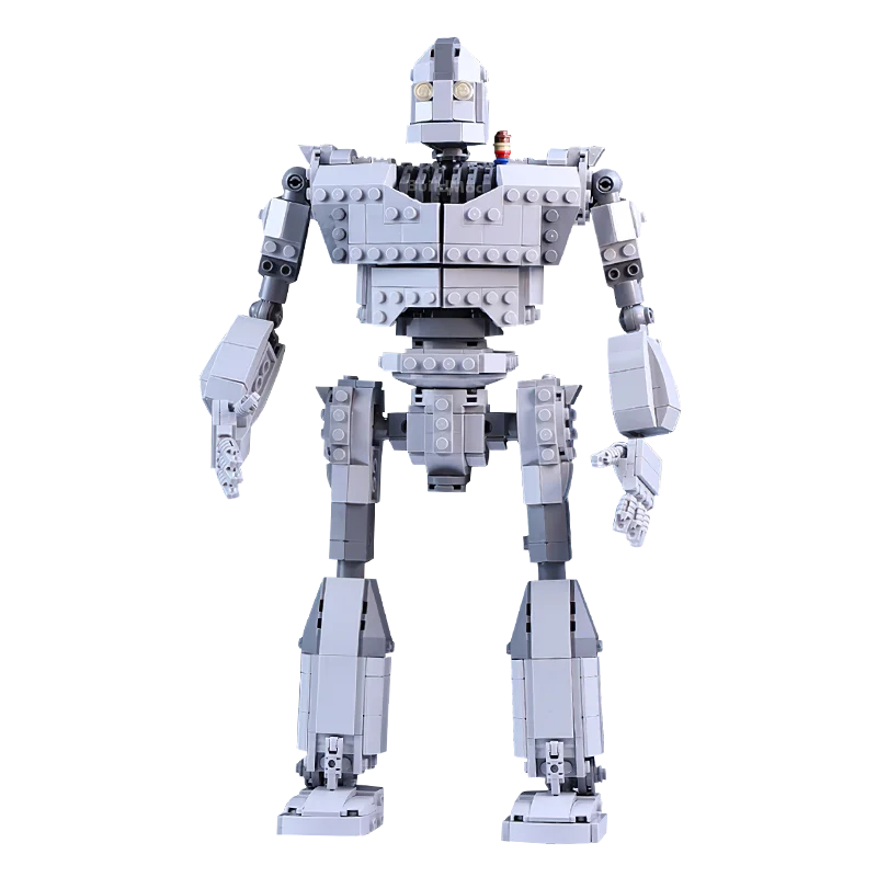 MOC Mechanical Series Iron Robot Building Blocks Classic Movie Giant Bricks Game Toy Assemble Model For Children Birthday Gifts
