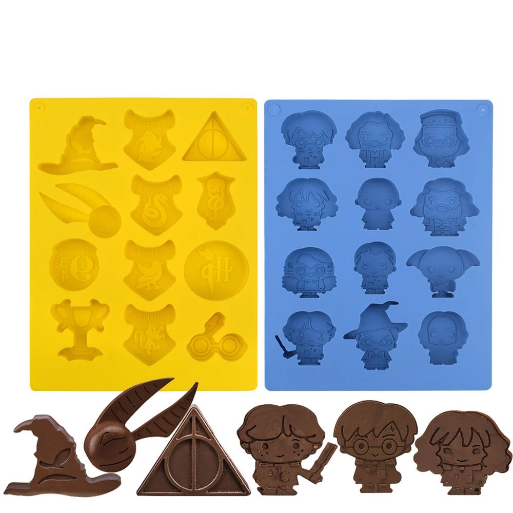 3D Movie Cartoon Character Chocolate Mold DIY Creative Fondant Biscuits Mousse Mould Cake Decorating Tools Baking Accessories