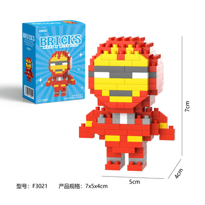 Disney Marvel Legends lega Deadpool Spider Man Building Blocks Iron Man Cartoon Character building block Toys For Children Gifts