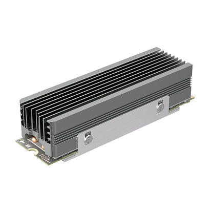 TEUCER M.2 NVMe 2280 SSD Heatsink Dual Copper Tube High Efficiency Radiator with Double-sided SSD Thermal Pad