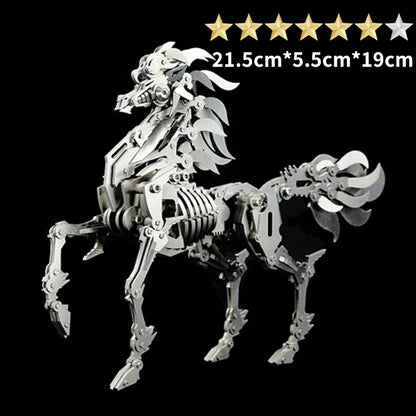 3D DIY assembly of metal insects birthday gifts holiday gifts high-quality simulated animal models unicorns foxes Metal model