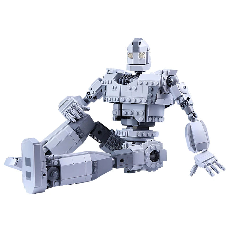 MOC Mechanical Series Iron Robot Building Blocks Classic Movie Giant Bricks Game Toy Assemble Model For Children Birthday Gifts