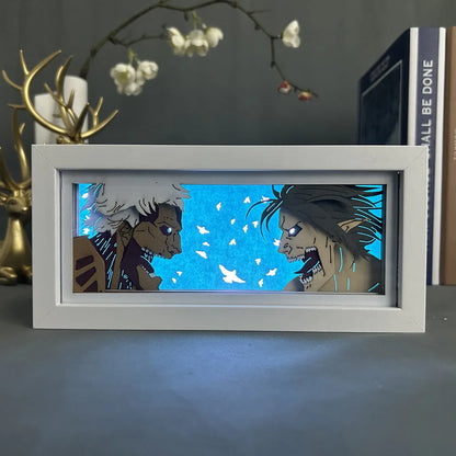 Anime LED Night Light – Demon Slayer, Chainsaw Man & Berserk Lamp