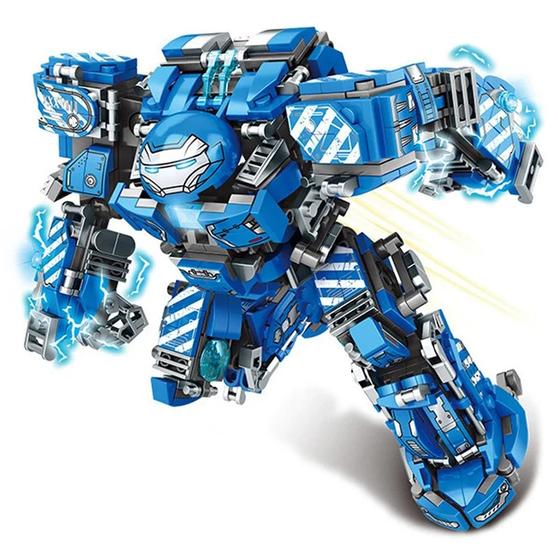76274 The Super Hulkbuster The Battle of Wakanda Building Block Set Classic hero Movie Model Bricks Children Toy Gift