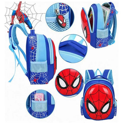 Marvel Spider Man backpack superhero backpack 3D children's boy kindergarten backpack children's cartoon bag gift