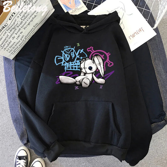 Arcane Jinx Hoodie - Graffiti Grunge Style Unisex Anime Sweatshirt for Women & Men