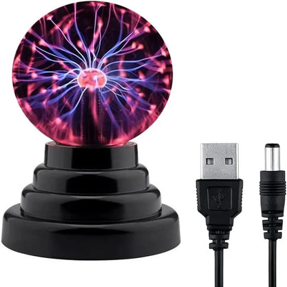 Magic Plasma Ball Lamp Touch Glass LED Night Light Atmosphere Lights Christmas Party Bedroom Decor Kids Birthday Gift Toy