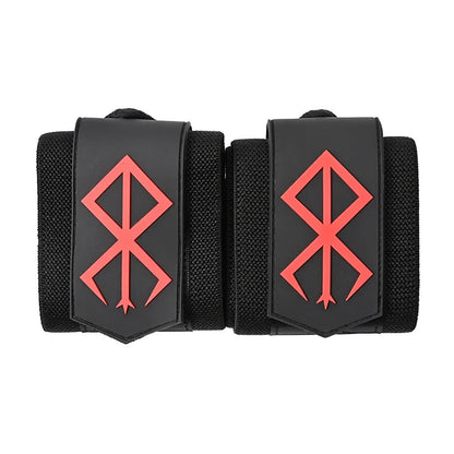 Berserk Anime Wrist Wraps for Gym | Heavy Duty Powerlifting Wrist Support
