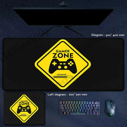 Retro Game Controller Mouse Pad  Anti-Slip Rubber XL Desk Mat Office Computer Large Gaming Accessories HD Gamer Mousepad Playmat