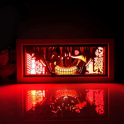 Dragon Ball 3D LED Light Box – Anime Paper-Cut Night Lamp with Remote