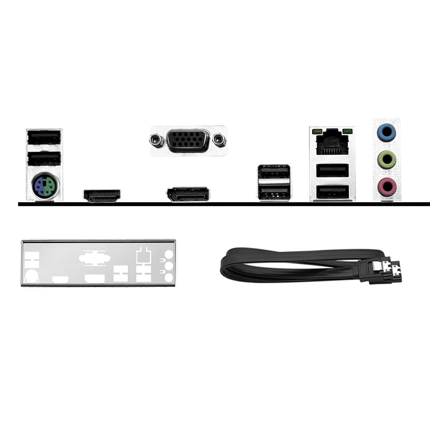 MACHINIST B450M-AM4-K ADM Motherboard Supports AM4 Series (Ryzen 1-5 CPU) DDR4 RAM Dual NVME M.2 With HDMI Interface VGA DP