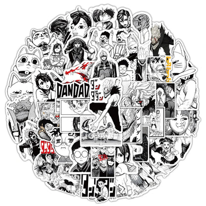 Dandadan Manga Stickers - Cool Waterproof Decals for Laptop & Travel