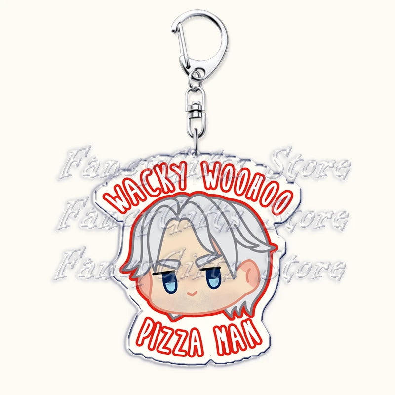 Calssic Demon Video Game Chibi Keychains for Accessories Bag Dante Vergil Nero Sparda Lady Trish V Keyrings Jewelry Gaming Gifts
