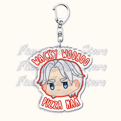 Calssic Demon Video Game Chibi Keychains for Accessories Bag Dante Vergil Nero Sparda Lady Trish V Keyrings Jewelry Gaming Gifts