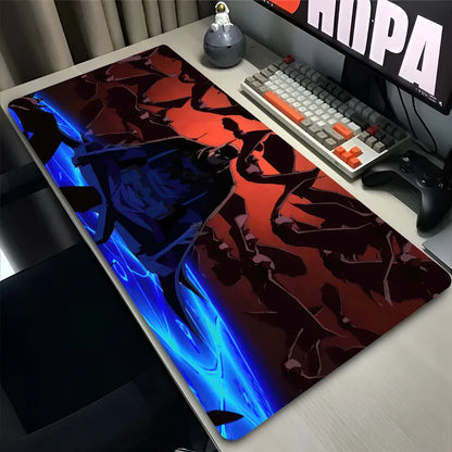 Black Non-slip Table Mat Gaming Accessories B-Batman Anime Mouse Pad Large Mousepad Office Laptop Keyboard Deskpad Rubber Carpet