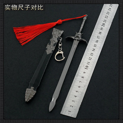 Dante Rebellion Sword Keychain | Devil May Cry Metal Anime Accessory