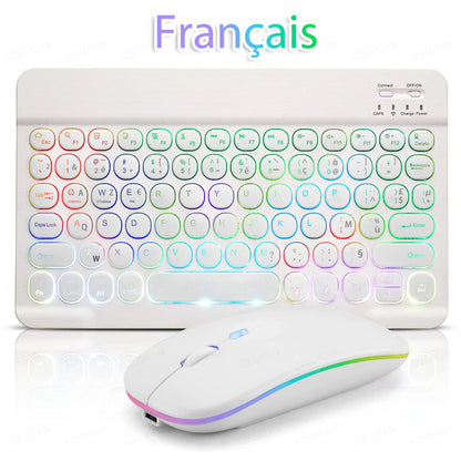 Bluetooth Wireless Magic for iPad 9 Generation Air Pro Mini Keyboard Mouse 11/10/9inch Tablet Keyboard for xiaomi Samsung Huawei