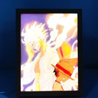 Unleash the Power of Gear 5 with the Luffy 3D LED Night Light! - Rexpect Nerd