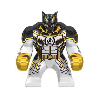 New Marvel 3D superhero characters large model building blocks assembly toys children's birthday gifts boys girl