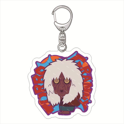 Dandadan Ayase Momo & Takakura Ken Keychain - Anime Acrylic Pendant for Fans
