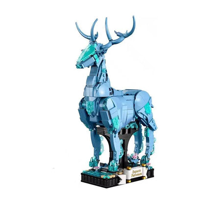 Wizarding World Moc Bricks 76414 Patronus Collectible 2-in-1 Building Blocks Set Christma Gift Idea for Teen Aged 14 and Up Toys