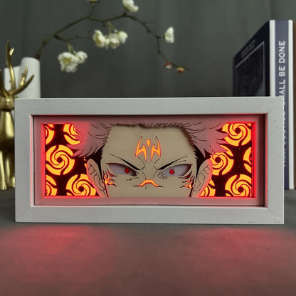 Anime LED Night Light – Demon Slayer, Chainsaw Man & Berserk Lamp