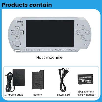 Original PlayStation psp 3000 Handheld Game Console (PSP-3006) PSP3000 Game Console Including games(Recondition) No UMD function