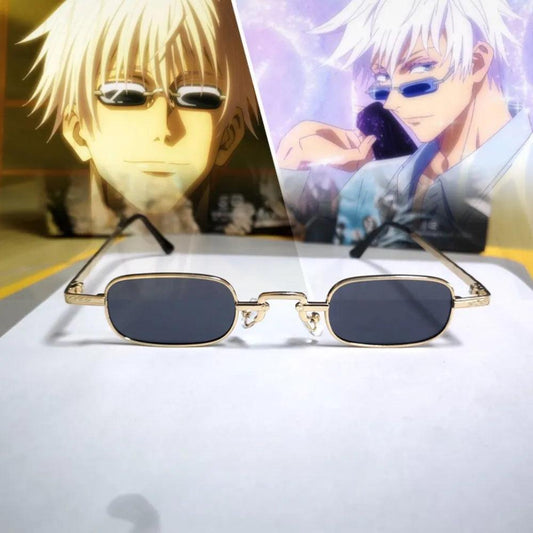 Channel Your Inner Sorcerer: Jujutsu Kaisen Gojo Satoru Cosplay Sunglasses!