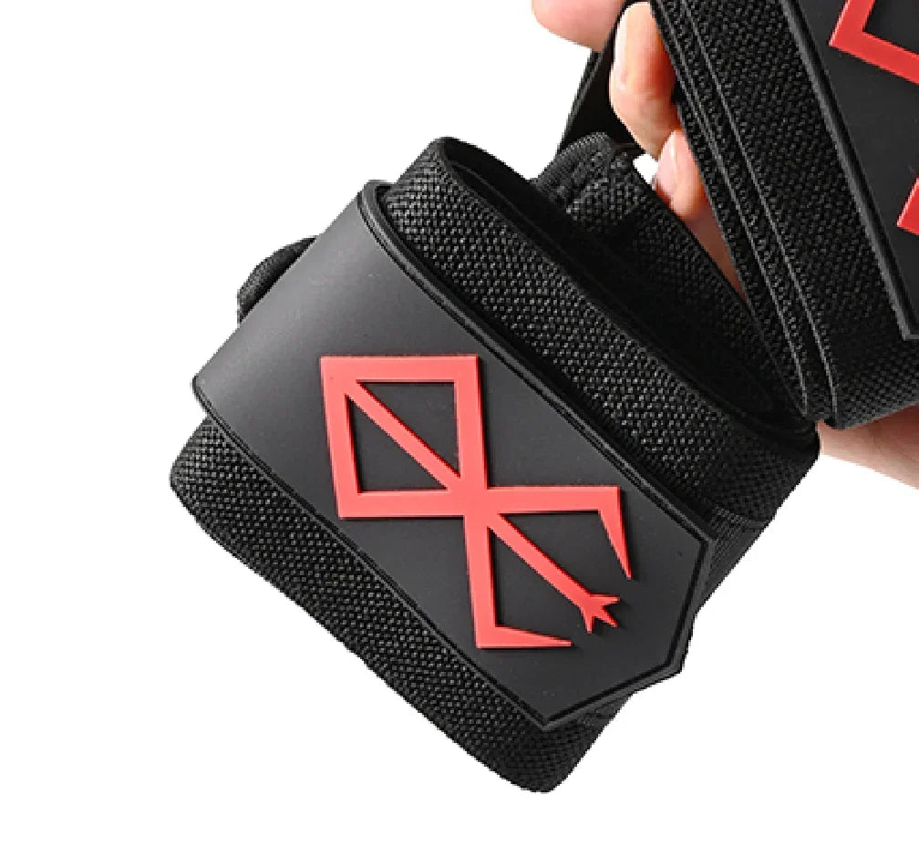 Berserk Anime Wrist Wraps for Gym | Heavy Duty Powerlifting Wrist Support
