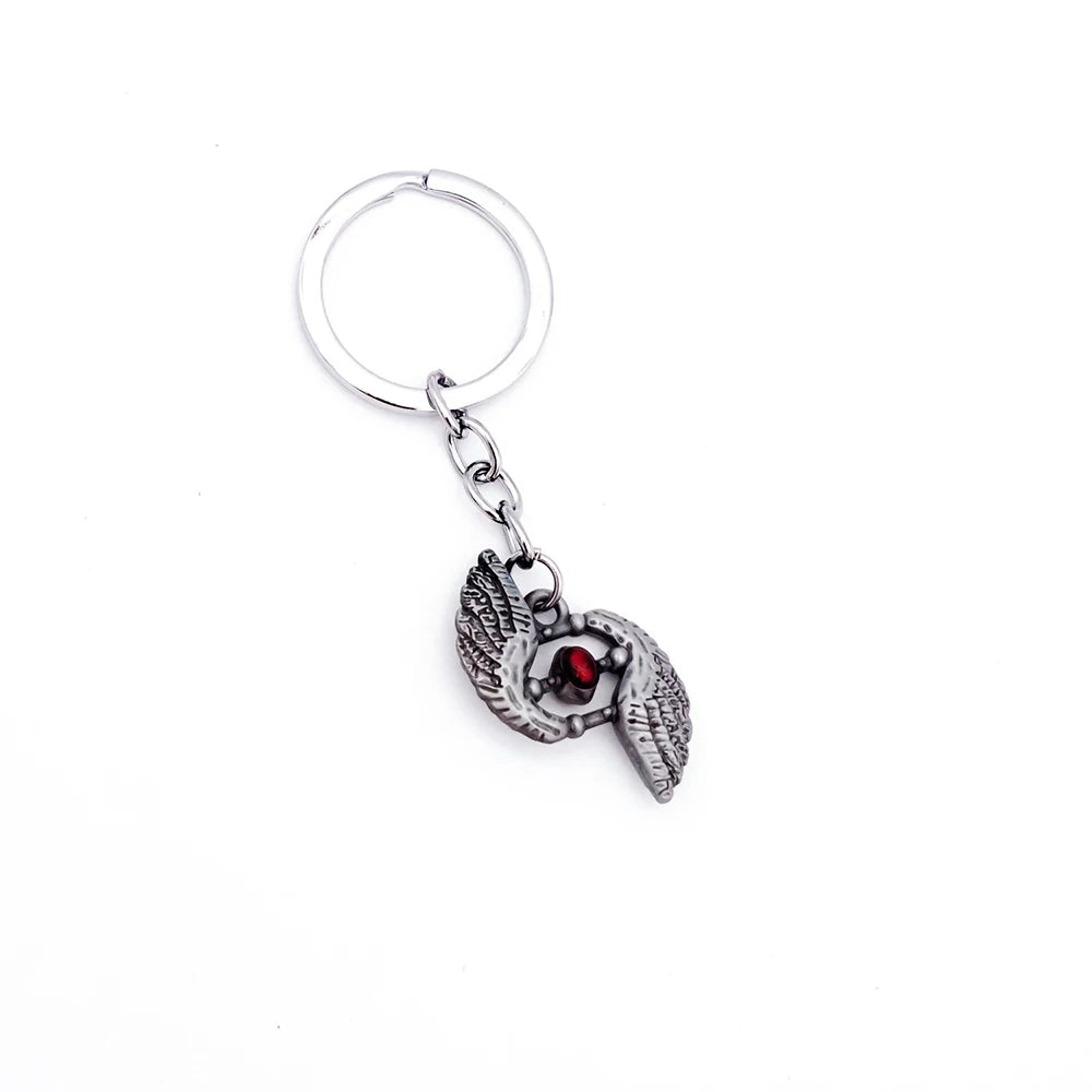 DMC Devil Dante Sword Rebellion Awakening Keychain Game Peripherals May Nero Red Queen Revolver Ebony & White Ivory Cry Keychain