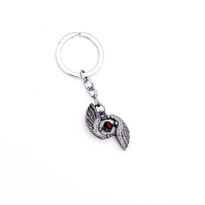 DMC Devil Dante Sword Rebellion Awakening Keychain Game Peripherals May Nero Red Queen Revolver Ebony & White Ivory Cry Keychain