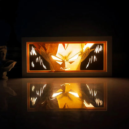 Dragon Ball 3D LED Light Box – Anime Paper-Cut Night Lamp with Remote