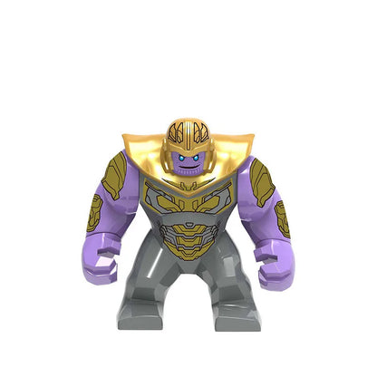 New Marvel 3D superhero characters large model building blocks assembly toys children's birthday gifts boys girl
