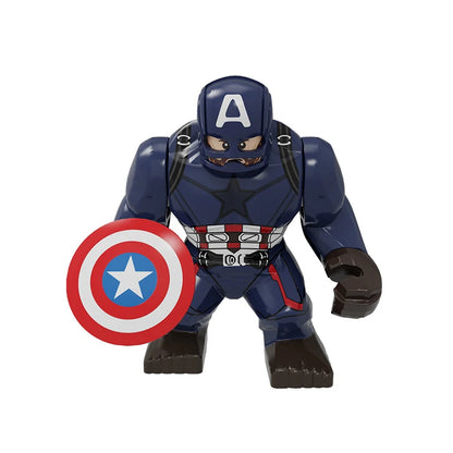 New Marvel 3D superhero characters large model building blocks assembly toys children's birthday gifts boys girl