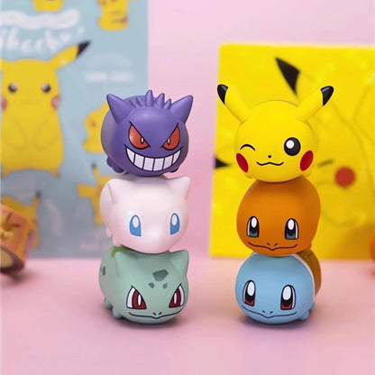 Hot Sale Anime Pokemon Blind Bag Kawaii Pikachu Cartoon Cut Action Figure Model Doll Student Toy For Children's Gifts