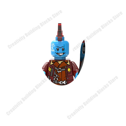 Disney Hot 3D mini Avengers superhero Character Model Set Building Blocks Assembling Toys Children's Birthday Gifts Boys Girls