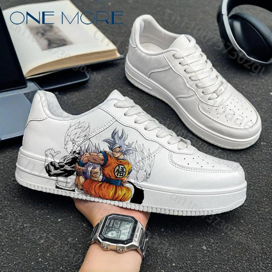 Dragon Ball Cartoon anime around painted graffiti prints men's woman shoes student children's gift