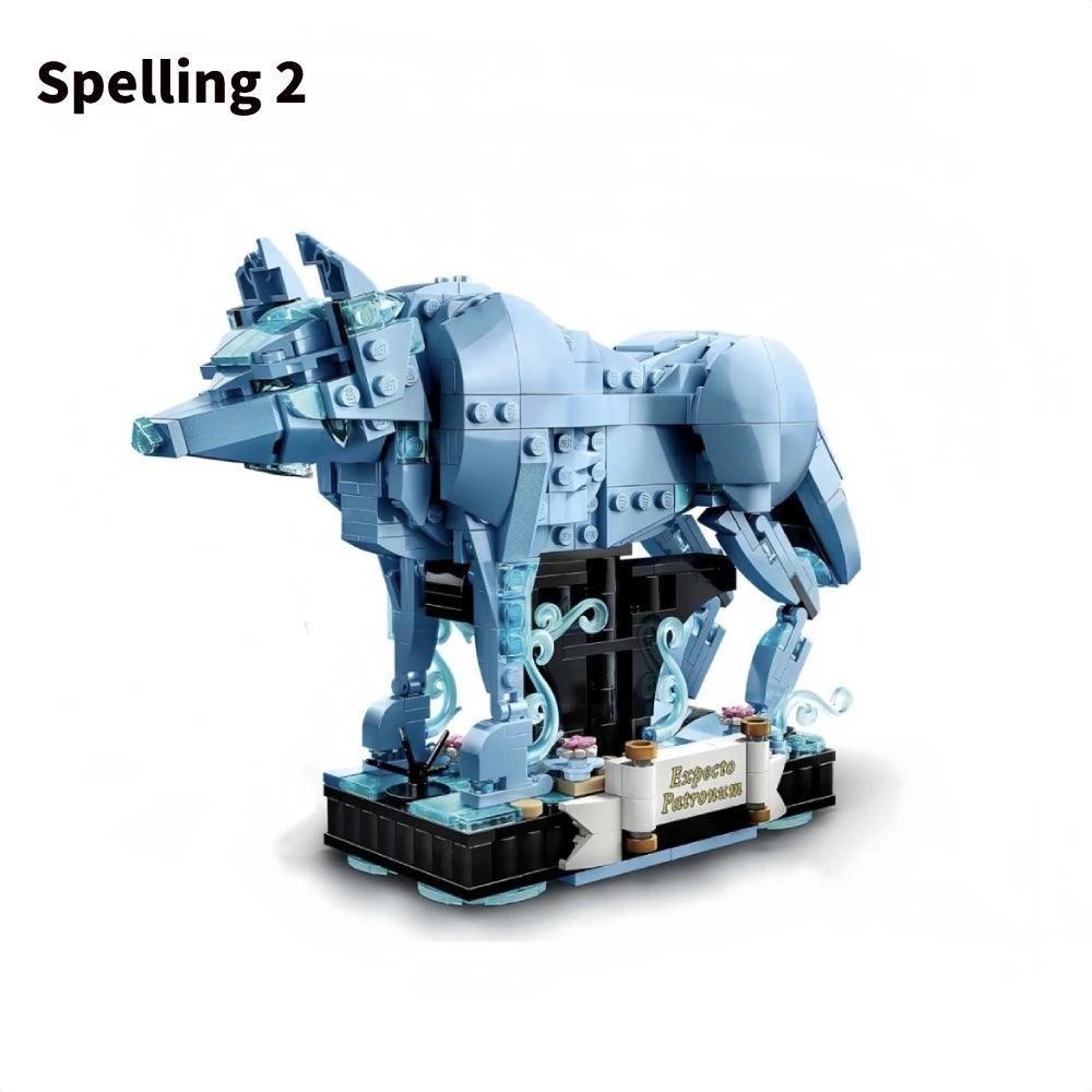 Wizarding World Moc Bricks 76414 Patronus Collectible 2-in-1 Building Blocks Set Christma Gift Idea for Teen Aged 14 and Up Toys