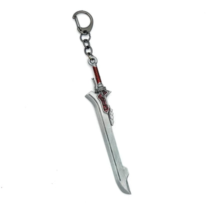 DMC Devil Dante Sword Rebellion Awakening Keychain Game Peripherals May Nero Red Queen Revolver Ebony & White Ivory Cry Keychain