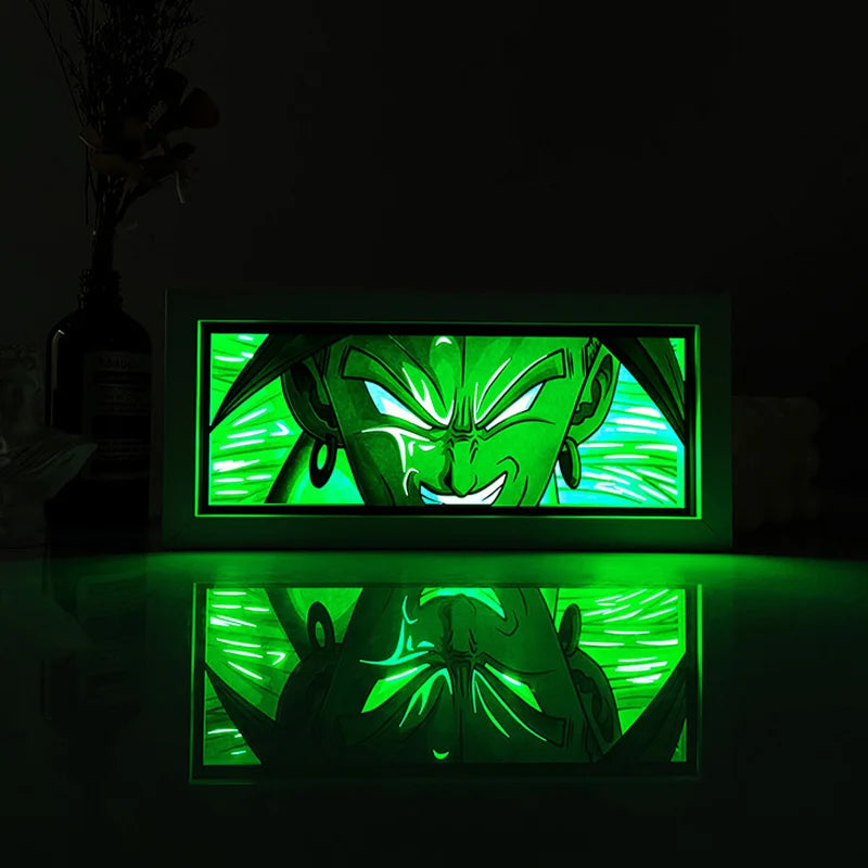 Dragon Ball 3D LED Light Box – Anime Paper-Cut Night Lamp with Remote