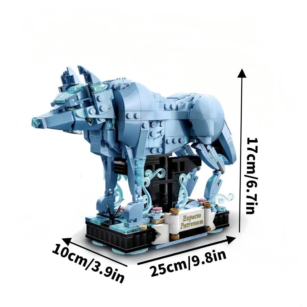 Wizarding World Moc Bricks 76414 Patronus Collectible 2-in-1 Building Blocks Set Christma Gift Idea for Teen Aged 14 and Up Toys