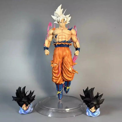 Dragon Ball Action Figure - Son Goku & Vegeta with Three Heads Collectible PVC Model